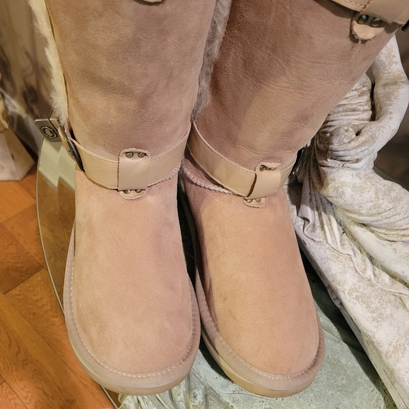 Australia Luxe Collective Tsar Tall Sheepskin Boots in Sand size 9 #415 - Picture 9 of 17